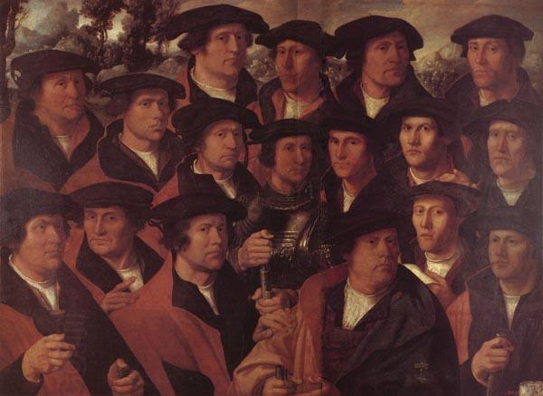 JACOBSZ, Dirck Group Portrait of the Arquebusiers of Amsterdam China oil painting art